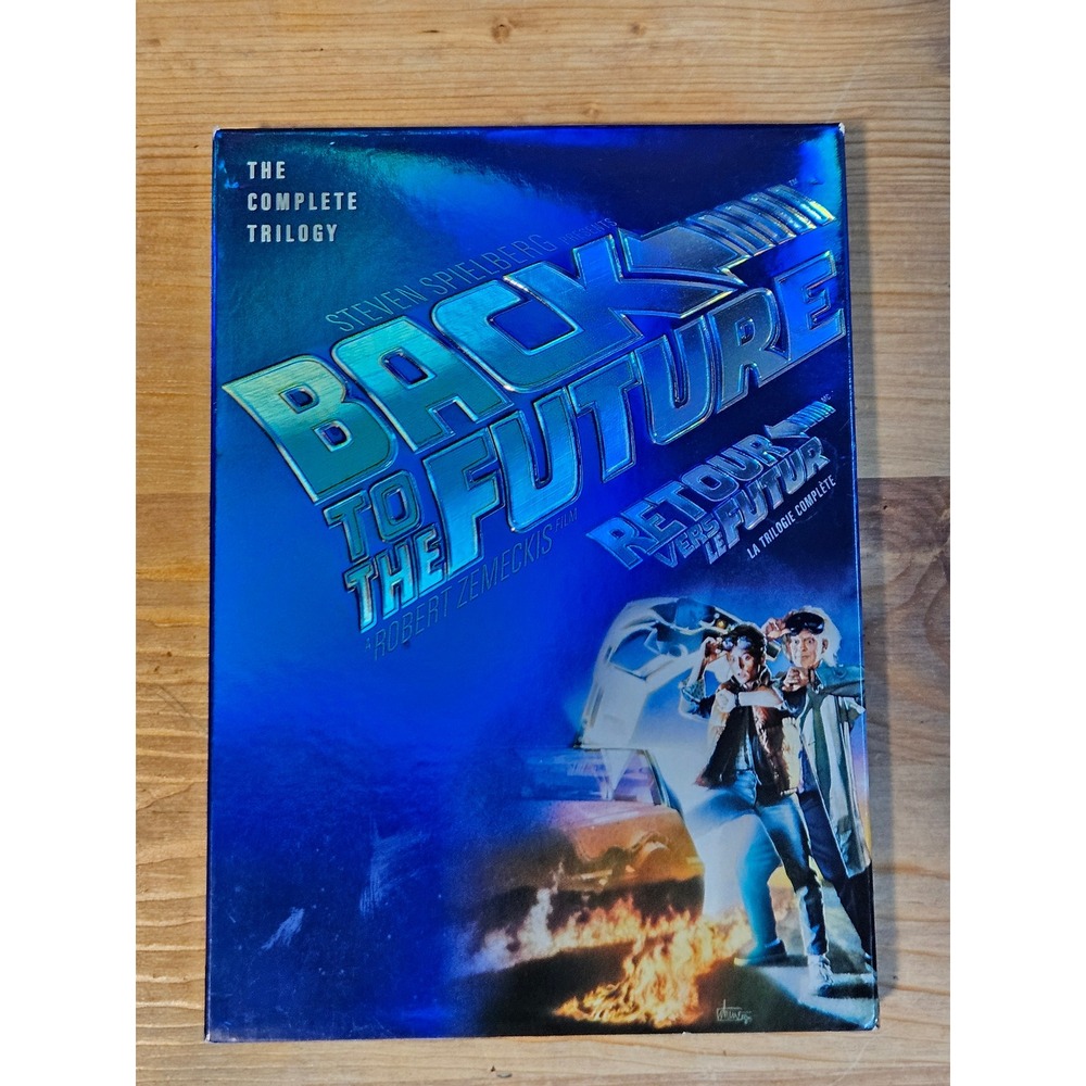 Back to the Future The Complete Trilogy DVD Full Screen 3-Disc Set Holographic